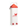 RentACoop 2 Gallon Chicken Waterer with Auto-Fill Cups, Horizontal Nipples,