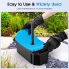 POPOSOAP Pond Filter with Pump Fountain Kits, 660GPH S104, Black+blue