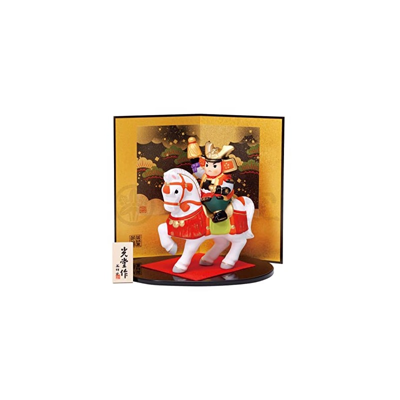 Yakusigama 5674 Nishiki Izai Taisho Small Festival Lucky Celebration Figurine