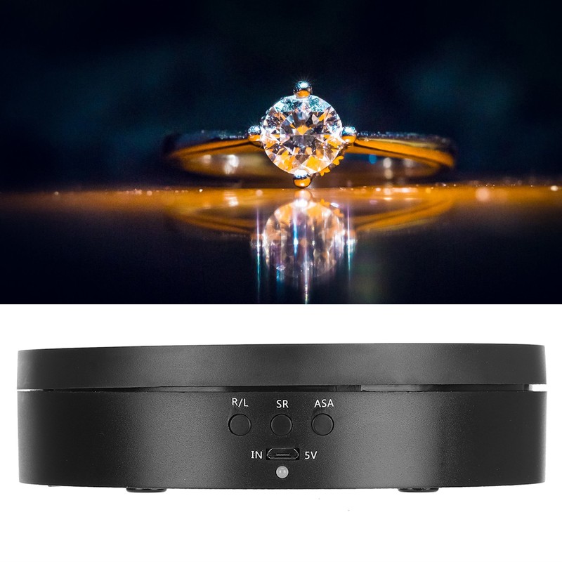 2‑4KG Load Bearing 3 Gears Two Way Rotating Turntable Display
