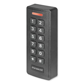 Seco-Larm SK-2612-SPQ Outdoor Stand-Alone/Wiegand Keypad with Proximity Reader, 1000 Users, User Code Length 4~6 Digits, Adjustable Output Time or Toggle, 2-Door Interlock Function