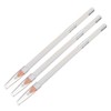 3pcs White Eyebrow Pencil Set Multi-Use Eyeliner Tool Waterproof and Smudge-Proof for Skin Types for Makeup Enthusiasts and Professionals