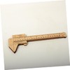 GLEAVI Wood Caliper Measuring Ruler Portable Straight Ruler for Students