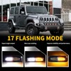 Nrgedzam 4pcs Emergency Strobe Lights Sync Feature Warning Flashing Lights