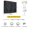 Mobile TV Stand Cover, Suitable For 45-60 Inches Mobile TV