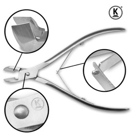 K-Pro Cuticle Nippers - Professional Cuticle Nippers Fingernail Sharp Fine Cuticel Nipper Foot Care Toenail Clippers