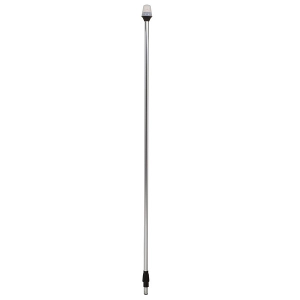 Attwood 5110-24-7 Frosted Globe All-Round Pole Light, 24-Inch