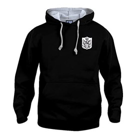 Fulham 1960s Retro Football Hoodie Embroidered Logo (S)