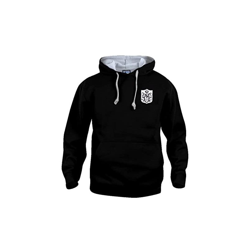 Fulham 1960s Retro Football Hoodie Embroidered Logo (S)