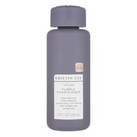 Kristin Ess Hair The One Purple Conditioner for Toning + Moisturizing Blonde Hair - Neutralizes Brass + Yellow Tones - Sulfate, Silicone and Paraben Free, Color + Keratin Safe, 10 fl. oz.