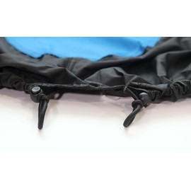 SBU Black/Blue Heavy-Duty, 600 Denier Jet Ski Cover Jetski PWC Cover Compatible for Sea Doo Sea-Doo GTI SE 130 2011 2012 2013 2014 2015 2016 2017 2018 2019 2020 2021 2022