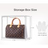 HBlife 3 Pack Purse Storage Organizer for Closet, X-Large Clear