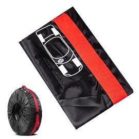 EIH1 Protective Covers for Tyres, Waterproof, Dustproof, Car Tyre Protection Cover, Clean Transport and Storage for Car, SUV, Motorhome, L, yellow