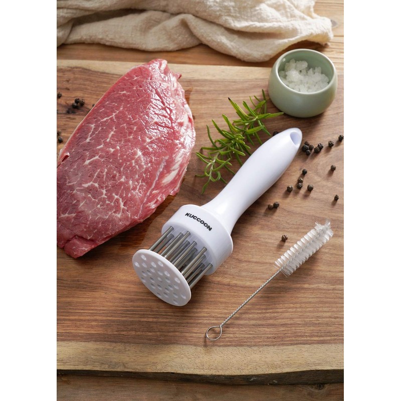 KUCCOON Meat Tenderizer Tool (Pack of 2) Stainless Steel Needle