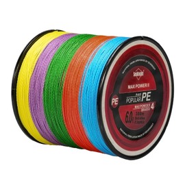 SeaKnight TriPoseidon 4 Strands Braided Fishing Line 300M-1000M Saltwater Fishing Line Long Casting Super Strong Multifilament PE Wire Floating Sea Fishing Lines 8 Colors 8-80LB