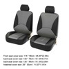 4 Pieces Car Seat Covers, Universal Breathable Leather Seat Protector