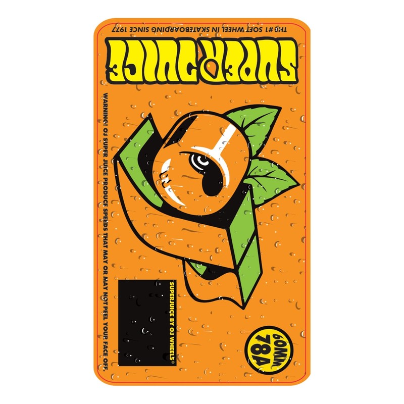 OJ 60mm Super Juice Orange 78a Skateboard Wheels