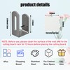 Aogigigio Under Cabinet Cutting Board Holder - 4 Pcs Cutting