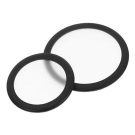 BIUDECO 2pcs Stethoscope Diaphragm Replacement Covers Floating Bell Cover for Enhanced Sound Clarity Compatible with Stethoscope Models for Pediatric and Adult Use