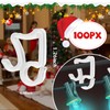 Konictom Christmas Light Hooks for Outside,100 Pcs Plastic Gutter Hooks