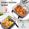MIER Insulated Casserole Carrier Fits 9"x13" Baking Dishes/Foil Pans, Double