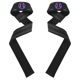 Muñequeras de béisbol fluorescentes de neón coloridas y correas de elevación de 26 pulgadas, antideslizantes, accesorios de gimnasio para levantamiento de potencia, entrenamiento de fuerza, accesorios