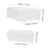 BIUDECO 8pcs Makeup Sponge Storage Case Triangular Square Plastic Puff