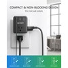 LENCENT Multi Plug Outlet Extender, 2 Pack, USB Brick, 3