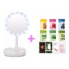 Misorel Espejo Luz Led Maquillaje + 10 Mascarillas Coreanas Facial