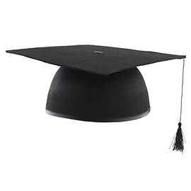 Funny Fashion Graduation Hat Black | Graduation Hat for Graduation Party and Graduation Party