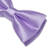 DiBanGu Mens Lavender Bow Ties Solid Color Ajustable Pre-tied Bowtie