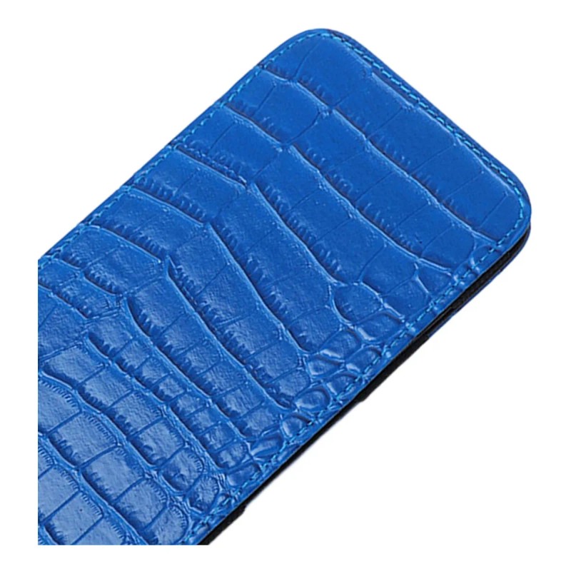 Pu Pocket Card Holder Protector De Tarjetas De Crédito Azul