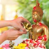 7Pcs Golden Buddhist Offering Cups - Copper Water Bowls for