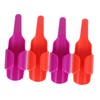 jojofuny 4pcs Fingerthing Fabric Pusher Lightweight Sewing Tools for Accurate