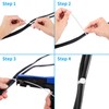 Zip Tie Install Tool ,Powerful Tension with Built-In Flush Cutter,