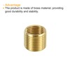 PATIKIL M12-M10 Sleeve Reducing Nuts 5pcs 10mm Threaded Hollow Tube