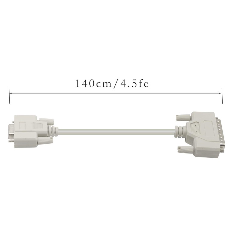 PNGKNYOCN DB9 to DB25 Conversion Cable RS232 Female to DB25