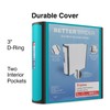 Staples 3-Inch 3-Ring Better Binder, Light Blue, 2/Pack (St55891-Ccvs)