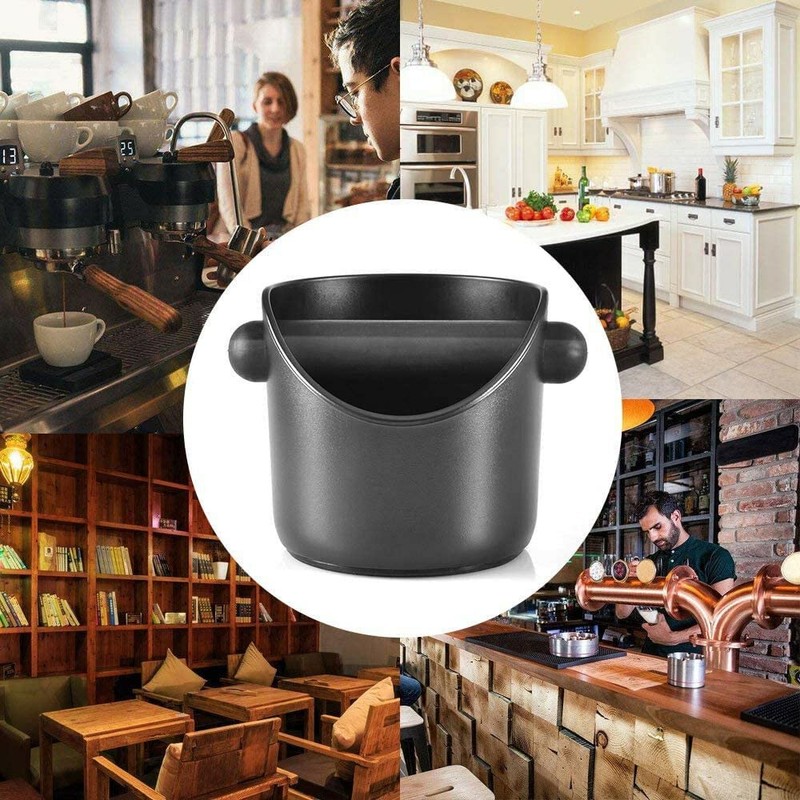 Coffee Knock Box, Shock Coffee Waste Bucket Container Grinds Knock