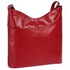 Samantha Look Women's Genuine Leather Shoulder Bag, Classic Shoulder Bag,