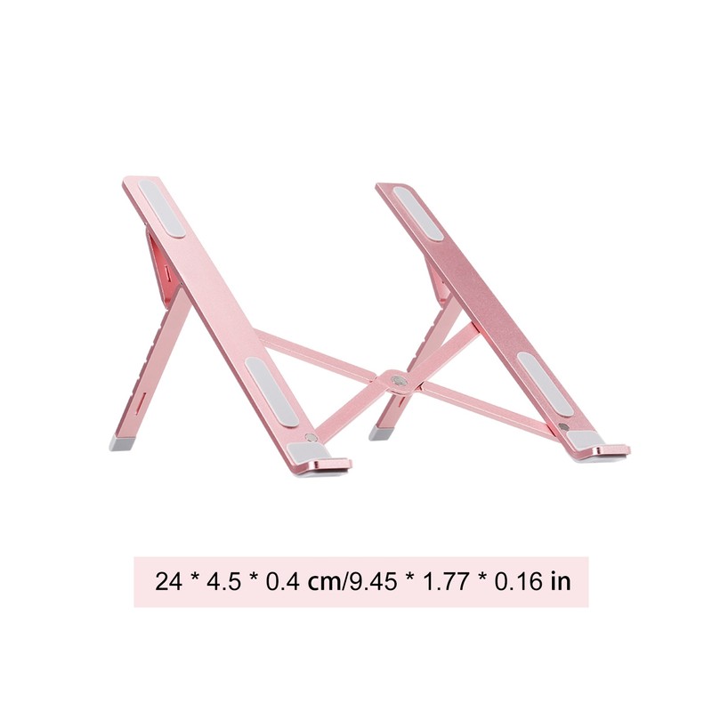 6-level Adjustable Laptop Stand Portable Folding Aluminum Alloy Non-slip Laptop