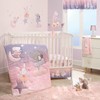 Bedtime Originals Tiny Dancer Bunny & Stars Pink Nursery Lamp