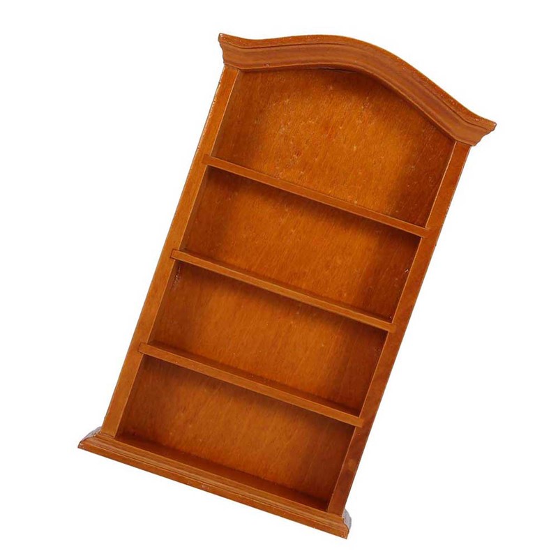 1:12 Dollhouse Miniature Furniture Wood Bookcase Bookshelf Cabinet Home Decor