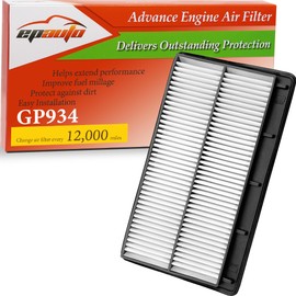 EPAuto GP934 (CA12934) Engine Air Filter Replacement for Acura MDX 3.5L (2022-2025), Fits Honda Pilot (2023-2025) - Rigid Panel Filter for Improved Engine Airflow,Fuel Efficiency,and Engine Protection