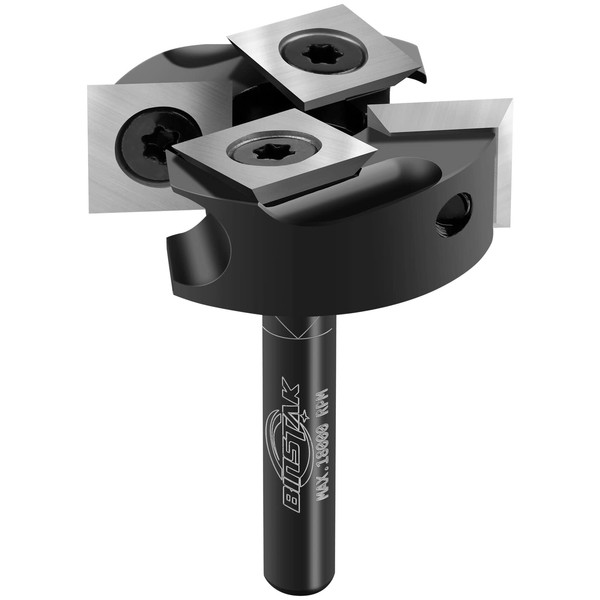 BINSTAK BINSTAK CNC Spoilboard Surfacing Router Bit 1/4" Shank, Slab