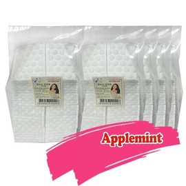 Happy Home Art Pure Cotton Mint Embossed Cotton Pads 500 Facial Pads / 해피 홈아트 순면 민트 엠보싱 화장솜 500 미용솜