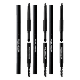 Black Monster Perfect Eyebrow Kit, Natural Black, 3 Pieces / 블랙몬스터 퍼펙트 아이브로우 키트, 내추럴 블랙, 3개