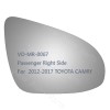 WLLW For 2012-2017 Toyota Camry Mirror Glass+Adhesive Passenger Right Side