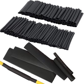 UMTMedia® 127 Pcs Assorted Kit Heat Shrink Cable Wire Tube Sleeve Wrap Various Sizes