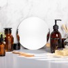 DARENYI 12 inch Glass Round Mirror with Adhesive Tapes, Frameless